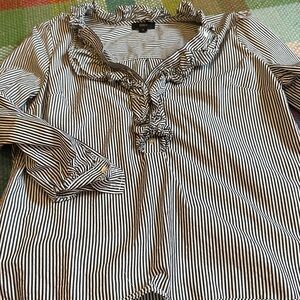 J crew Striped Blouse